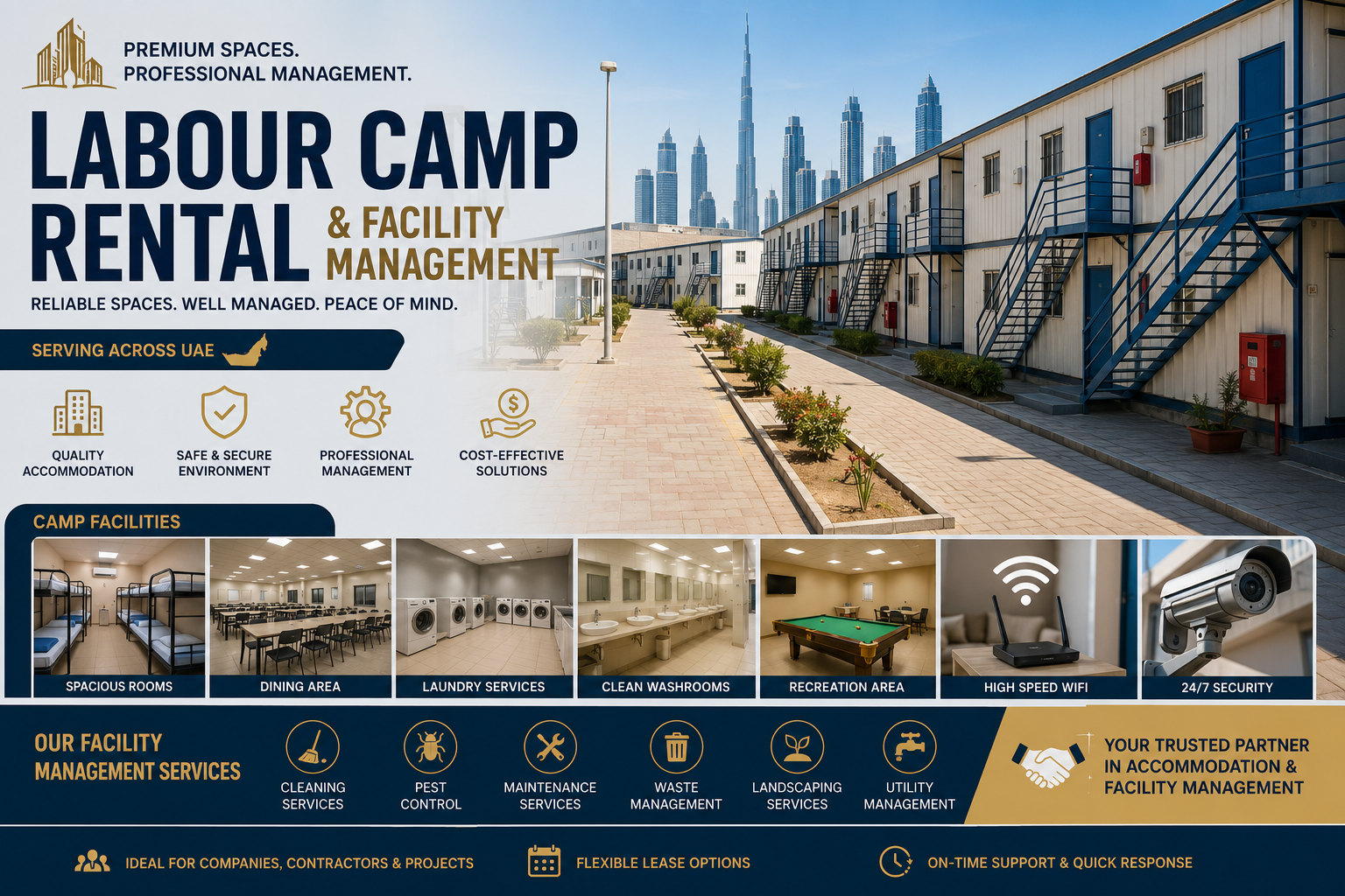 Labour Camp Rental and Maintenance UAE